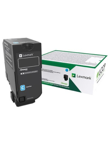 Lexmark 75B20C0 Kaseta Z Tonerem 1 Szt. Oryginalny Cyjan