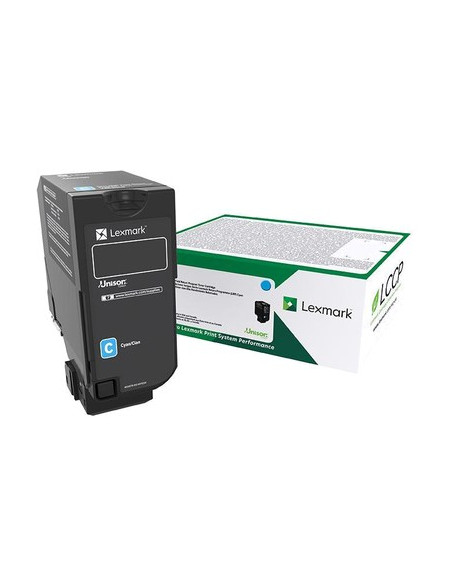 Lexmark 75B20C0 Kaseta Z Tonerem 1 Szt. Oryginalny Cyjan