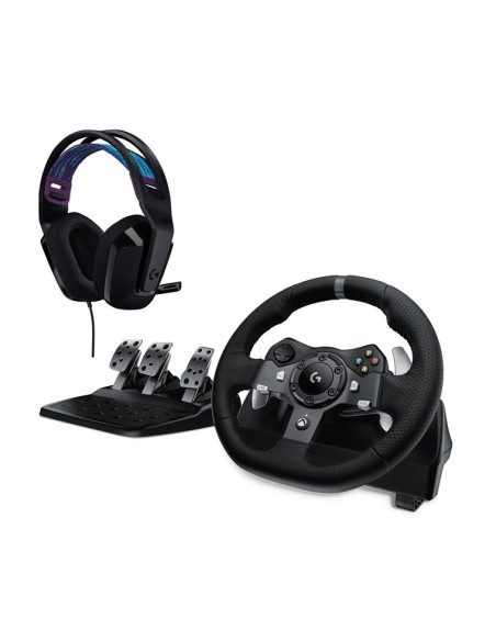 Gaming Wheel Lgt G920+Headph G335 Black