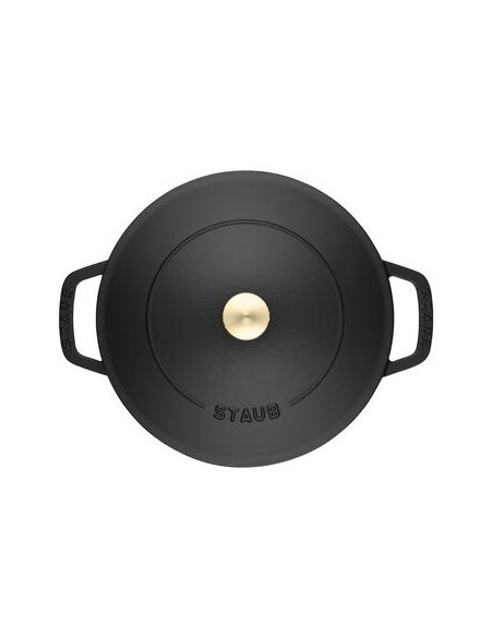 Głęboka Patelnia Do Duszenia Z Pokrywką Staub 40511-472-0 - Czarna 28 Cm