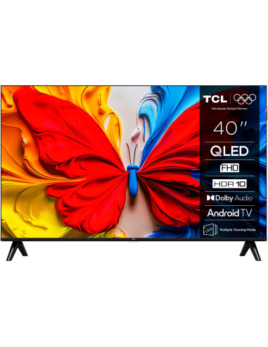 Telewizor Tcl 40S5K Qled 40" Full Hd Android Tv Dolby Digital Plus Dvb-T2 Czarny