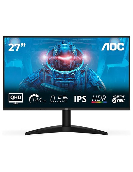 Aoc B3 Q27B36X Monitor Komputerowy 68,6 Cm (27") 2560 X 1440 Px Quad Hd Led Czarny
