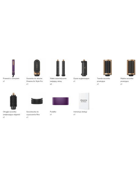 Suszarko-Lokówka Dreame Airstyle Pro Purple