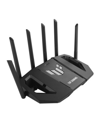 Asus 90Ig0A30-Mo9C00 Router Bezprzewodowy 2.5 Gigabit Ethernet Trójpasmowy (2,4 Ghz / 5 Ghz / 6 Ghz) Czarny