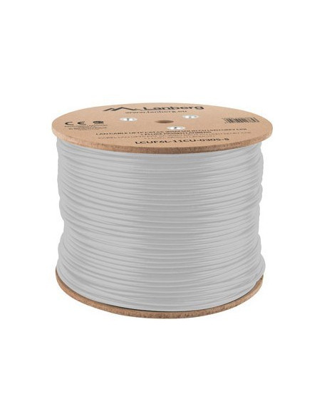 Lanberg Kabel Uftp Kat. 6A 305M Drut Cu Lszh Szary