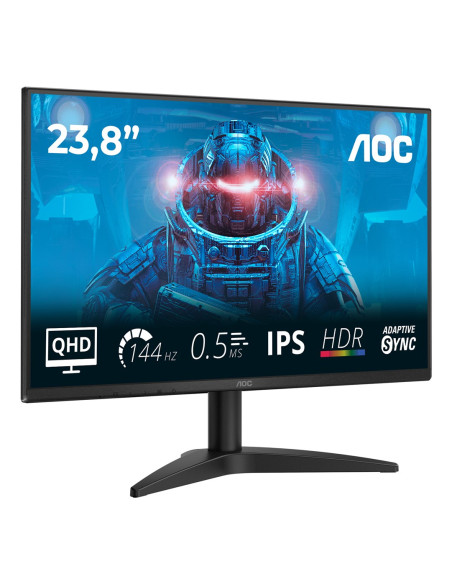 Aoc B3 Q24B36X Monitor Komputerowy 60,5 Cm (23.8") 2560 X 1440 Px Quad Hd Led Czarny