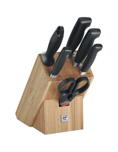 Zwilling 35068-002-0 Sztuciec Kuchenny I Zestaw Noży 7 Szt. Blok Do Noży/Sztućców Zestaw