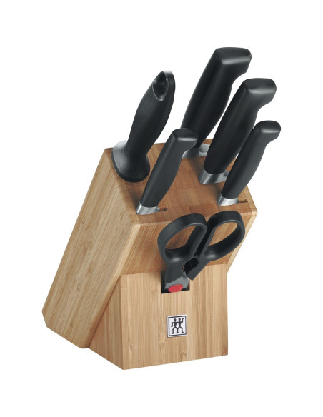 Zwilling 35068-002-0 Sztuciec Kuchenny I Zestaw Noży 7 Szt. Blok Do Noży/Sztućców Zestaw