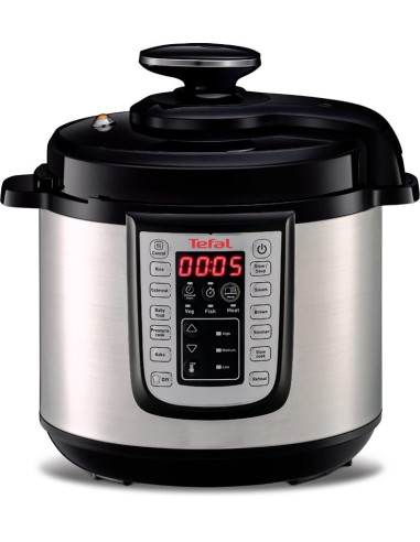 Tefal Cy505Ee0 Wielofunkcyjny Garnek Elektryczny 3,8 L Czarny, Srebrny