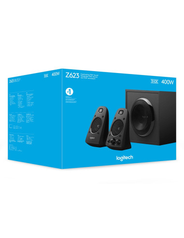 Logitech Z623 Zestaw Głośników 200 W Uniwersalne Czarny 2.1 Kan. 35 W