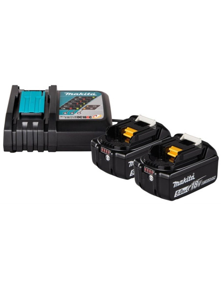 Charger And Battery Set 2X5Ah 18V