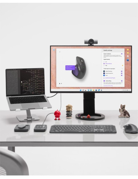 Logitech Mx Master 4 Myszka Biuro Po Prawej Stronie Rf Wireless + Bluetooth Laser 8000 Dpi