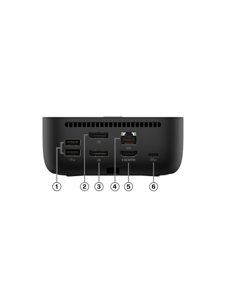 Stacja Dokująca + Zasilacz Hp Usb-C Dock G6 100W Czarna 9X3V1Ut Abb