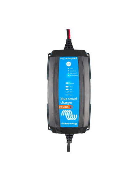 Niebieska Inteligentna Ładowarka Ip65 24/8 + Złącze Dc