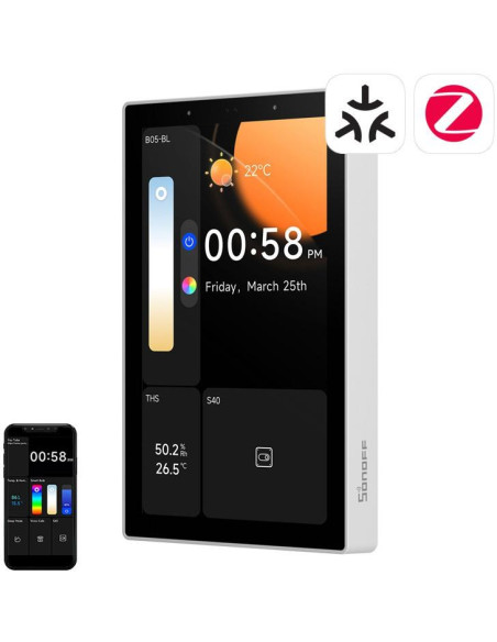 Panel Sterowania Wifi/Bluetooth/Zigbee Matter Sonoff Nspanel Pro 120 (Biały)