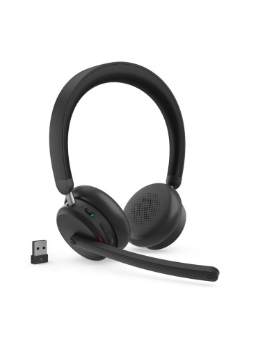 Lenovo Anc Headset 6550 Zestaw Słuchawkowy Bezprzewodowy Opaska Na Głowę Biuro/Centrum Telefoniczne Usb Type-C Bluetooth Czarny