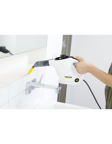 Kärcher Sc 1 Easyfix Przenośna Myjka Parowa 1200 W Czarny, Biały