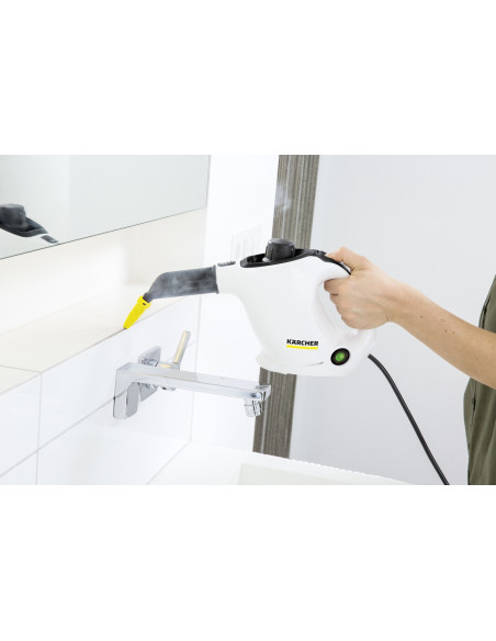 Kärcher Sc 1 Easyfix Przenośna Myjka Parowa 1200 W Czarny, Biały