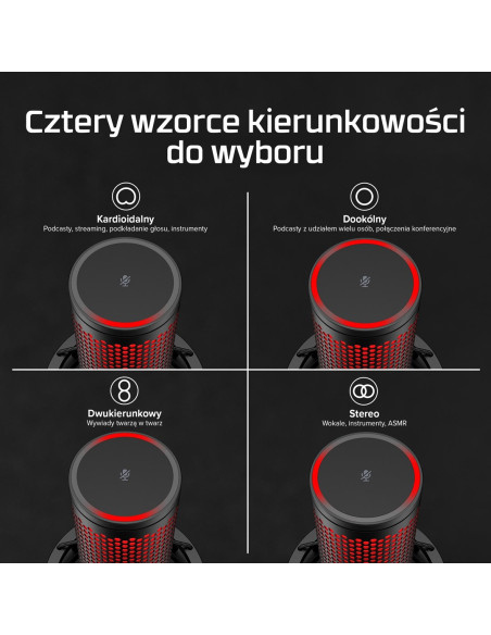 Hyperx Quadcast 2 – Mikrofon Usb (Czarny)