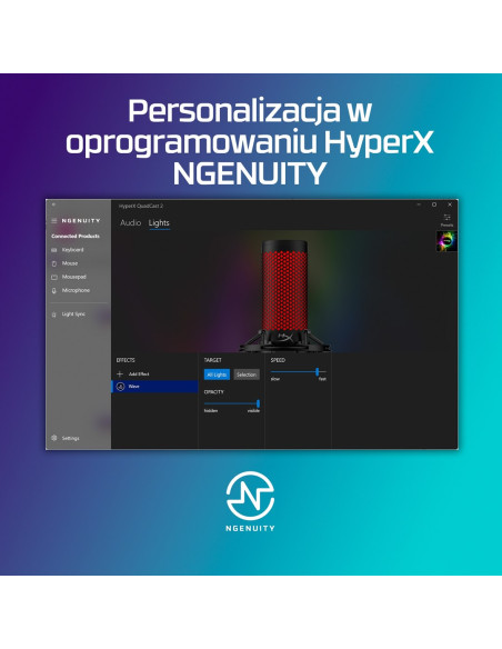 Hyperx Quadcast 2 – Mikrofon Usb (Czarny)