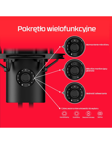 Hyperx Quadcast 2 – Mikrofon Usb (Czarny)