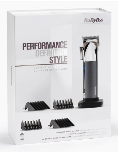 Babyliss Super-X Metal E996E Maszynka Do Włosów Antracyt