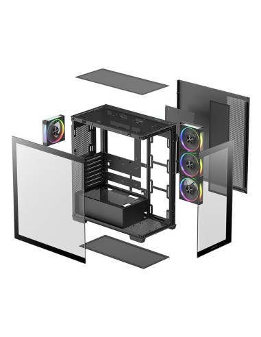 Obudowa Deepcool Cg580 4F V2 Midi Tower R-Cg580-Bkada4-G-2 Czarna