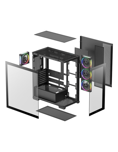 Obudowa Deepcool Cg580 4F V2 Midi Tower R-Cg580-Bkada4-G-2 Czarna