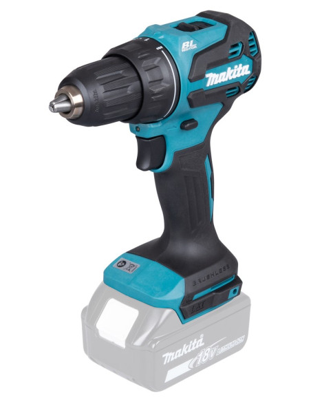 Makita Ddf490Z Wiertło 1900 Rpm Zamek Centralny 1,7 Kg Niebieski, Czarny