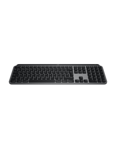 Logitech Master Mx Keys S For Mac Klawiatura Biuro Rf Wireless + Bluetooth Qwerty Amerykański Międzynarodowy Aluminium, Biały