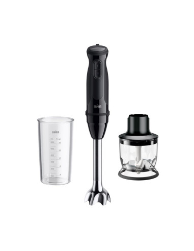 Braun Multiquick 3 Mq30201M 0,6 L Blender Immersyjny 900 W Czarny, Stal Satynowa