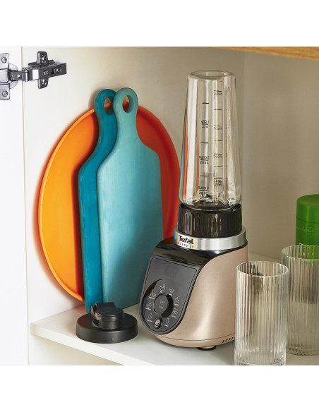 Tefal Blend Up Bl190Af0 Blender 0,85 L Blender Stołowy 1000 W Beżowy, Czarny, Przezroczysty