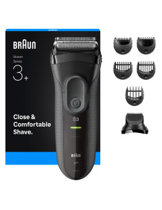 Braun 3000Bt Bateria 5 7 Mm Mokry & Suchy Czarny, Szary