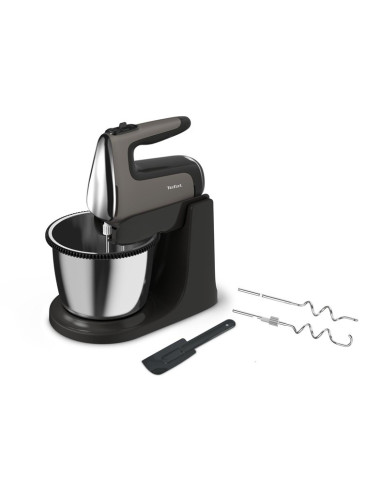 Tefal Powermix Silence Ht654E Mikser Stojący 600 W Czarny, Szary