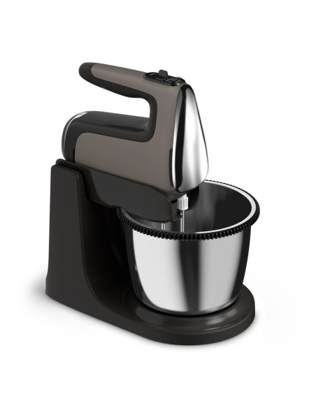 Tefal Powermix Silence Ht654E Mikser Stojący 600 W Czarny, Szary