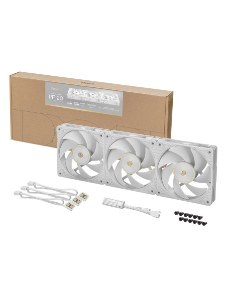 Wentylator Asus Proart Pf120 Fan Pwm White 3In1