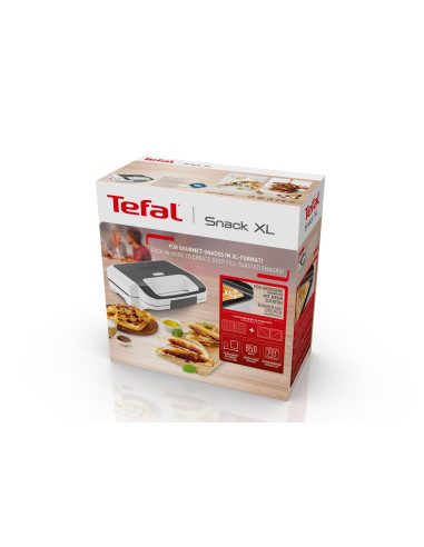 Tefal Snack Xl Sw7011 Toster 850 W Biały, Stal Nierdzewna