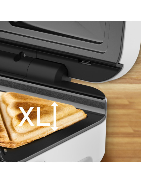 Tefal Snack Xl Sw7011 Toster 850 W Biały, Stal Nierdzewna