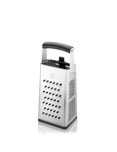 Gefu 10761 Ręczna Tarka / Spiralizer Tarka Z Pojemnikiem Czarny, Srebrny 2