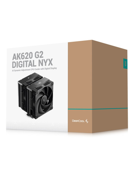 Deepcool Ak620 G2 Digital Nyx Procesor Chłodnica Powietrza 12 Cm Czarny 1 Szt.