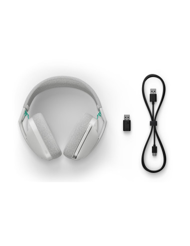Logitech G G321 Lightspeed Zestaw Słuchawkowy Bezprzewodowy Opaska Na Głowę Gaming Usb Type-C Bluetooth Biały