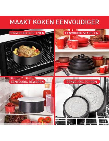 Tefal Ingenio L76391 Zestaw Garnków 4 Szt.