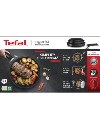 Tefal Ingenio L76391 Zestaw Garnków 4 Szt.