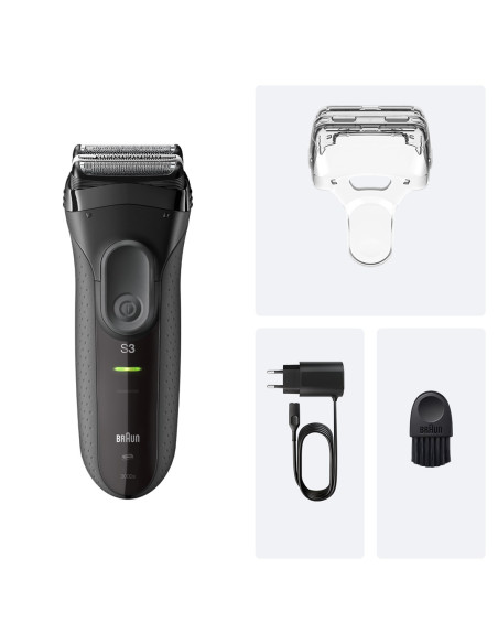 Braun Serie 3 3000S Golarka Foliowa Szary