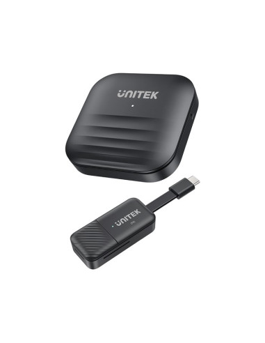 Unitek Bezprzewodowy Nadajnik Hdmi Do 50M, Usb-C, Czarny