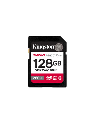 128Gb Sdxc Canvas React Plus U3/Uhs-Ii 280R/100W V60 Full Hd/4K