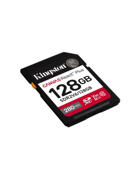 128Gb Sdxc Canvas React Plus U3/Uhs-Ii 280R/100W V60 Full Hd/4K