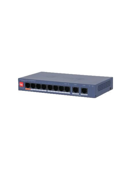 Dahua Technology Cs4010-8Et2Gt-60 Przełącznik Sieciowy Zarządzany L2 Gigabit Ethernet (10/100/1000) Obsługa Poe Niebieski