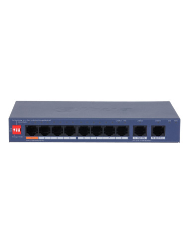 Dahua Technology Cs4010-8Et2Gt-60 Przełącznik Sieciowy Zarządzany L2 Gigabit Ethernet (10/100/1000) Obsługa Poe Niebieski