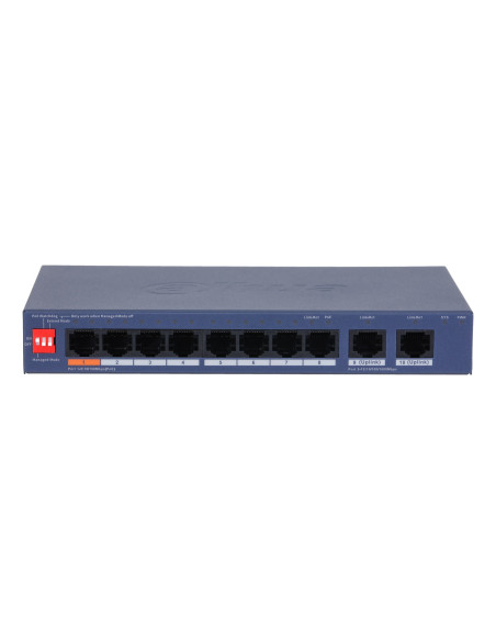 Dahua Technology Cs4010-8Et2Gt-60 Przełącznik Sieciowy Zarządzany L2 Gigabit Ethernet (10/100/1000) Obsługa Poe Niebieski